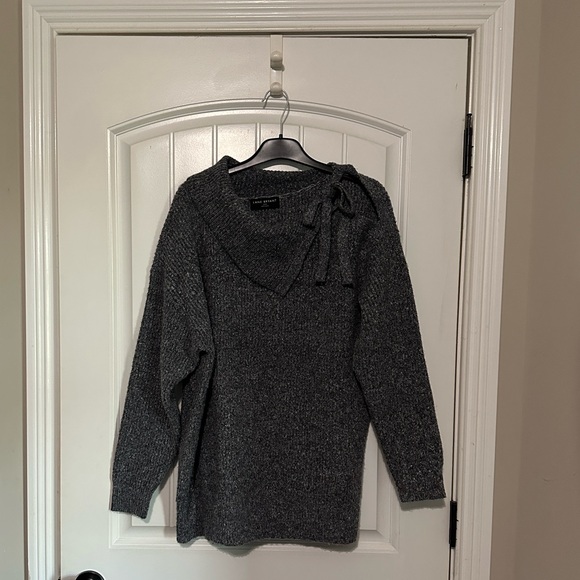 Lane Bryant Charcoal Knit Sweater - Picture 1 of 3